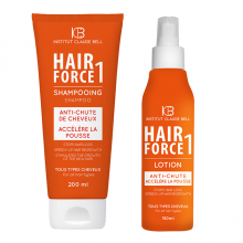Contro la caduta dei capelli stagionale HAIR FORCE ONE – Shampoo e lozione